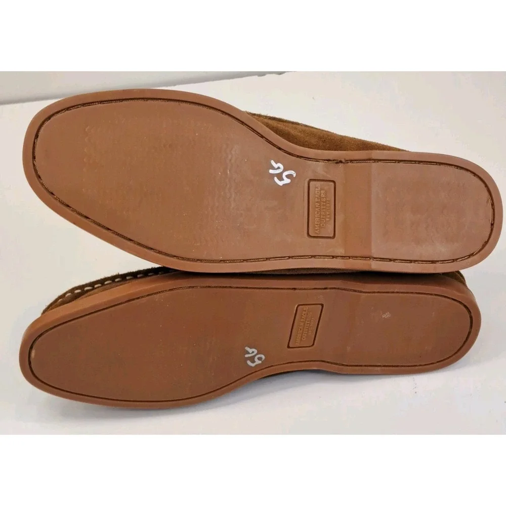 American Eagle‎ Outfitters Mens Cow Suede Loafers Shoes Ankle 6100-207 Classic